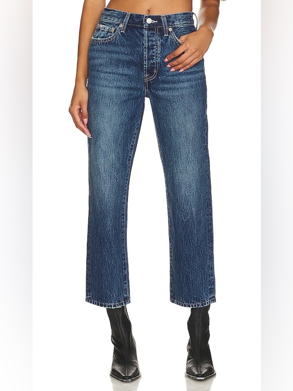 Pistola Charlie High Rise Straight Jeans 28